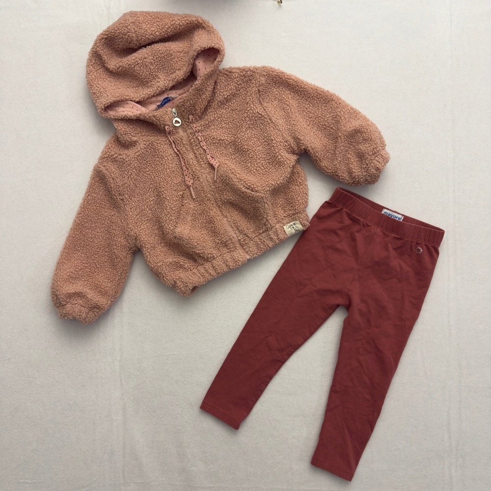 Mayoral Brown and Tan Kids Matching Set